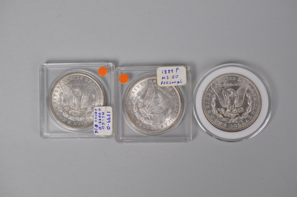 Assorted Silver Morgan Dollars, photo 6 of 9