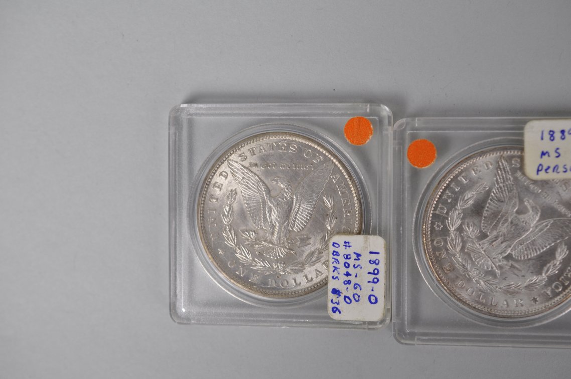 Assorted Silver Morgan Dollars, photo 7 of 9