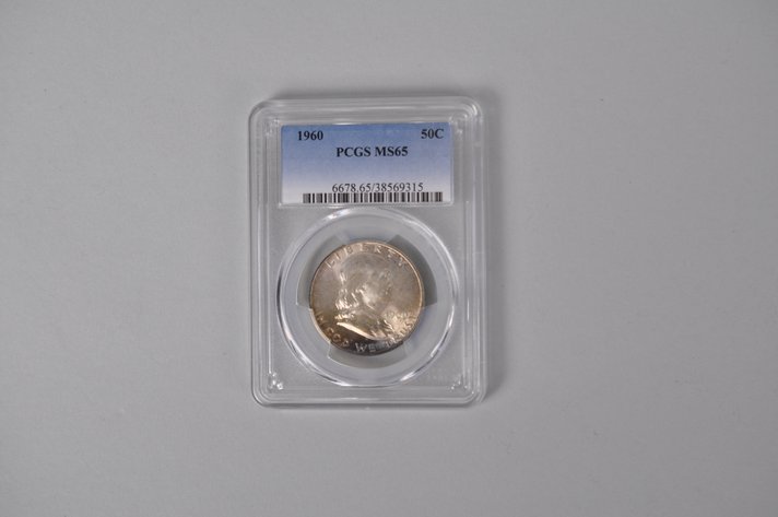 Graded Silver Franklin Half Dollar