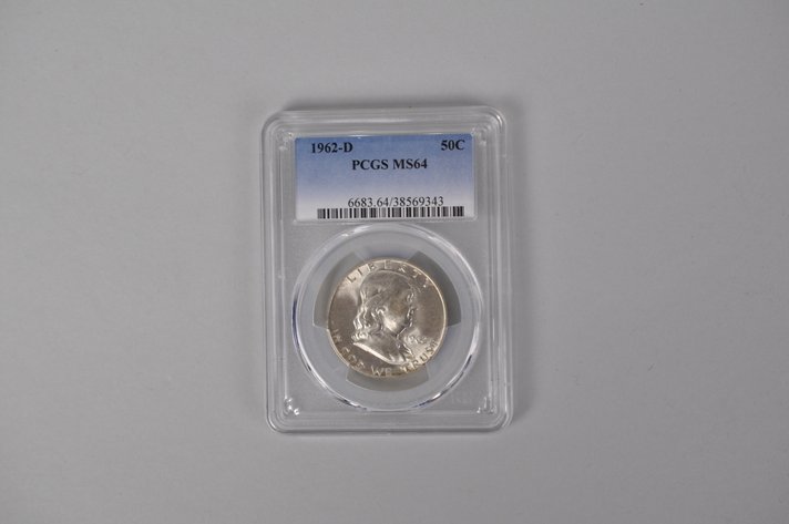 Graded Silver Franklin Half Dollar