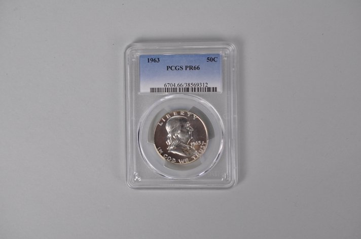 Graded Silver Franklin Half Dollar