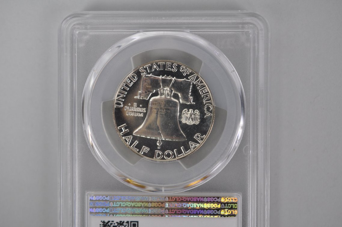 Graded Silver Franklin Half Dollar, photo 6 of 6