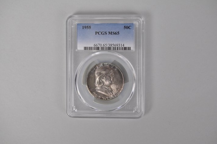 Graded Silver Franklin Half Dollar