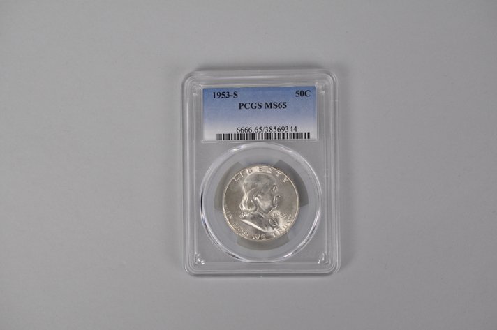 Graded Silver Franklin Half Dollar