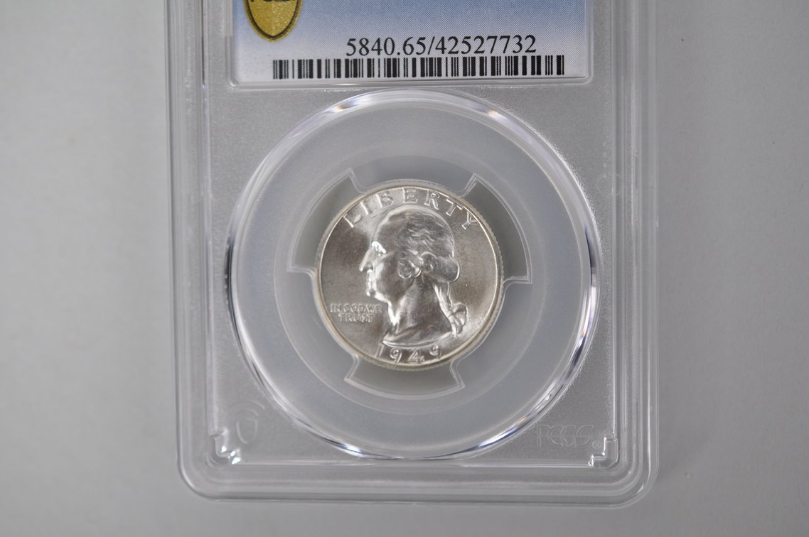 Graded Silver Washington Quarter, photo 3 of 7