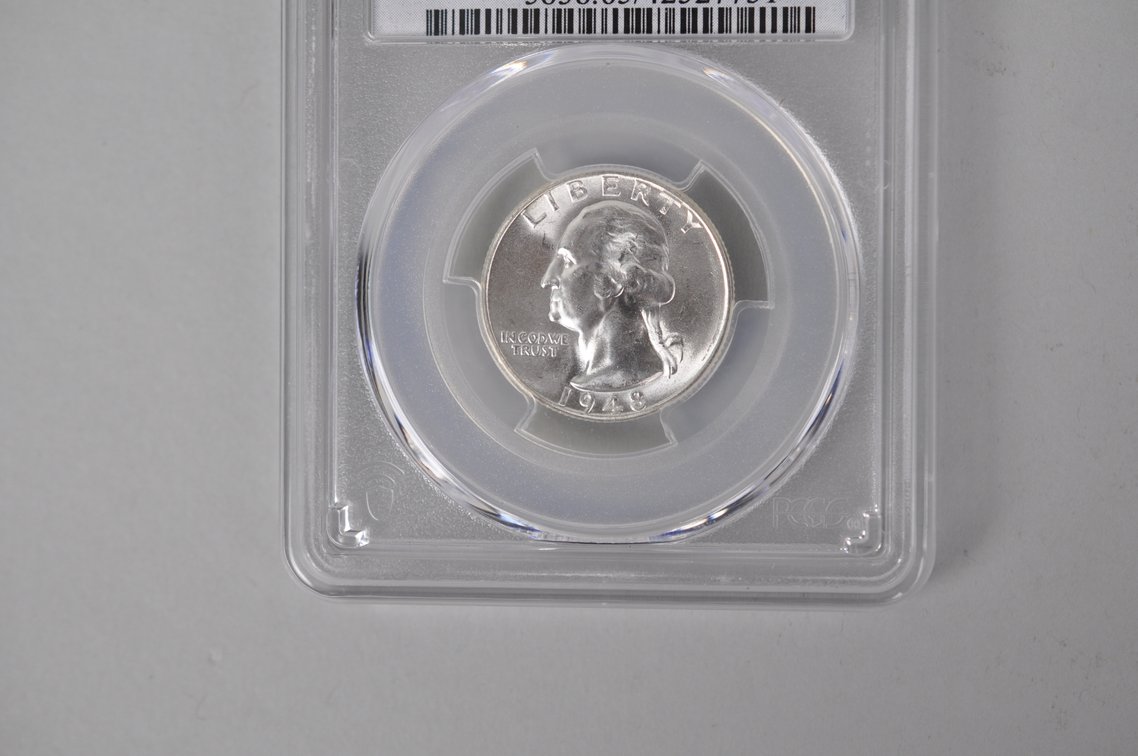Graded Silver Washington Quarter, photo 3 of 8