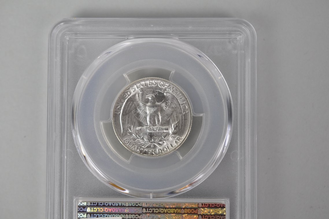 Graded Silver Washington Quarter, photo 6 of 8