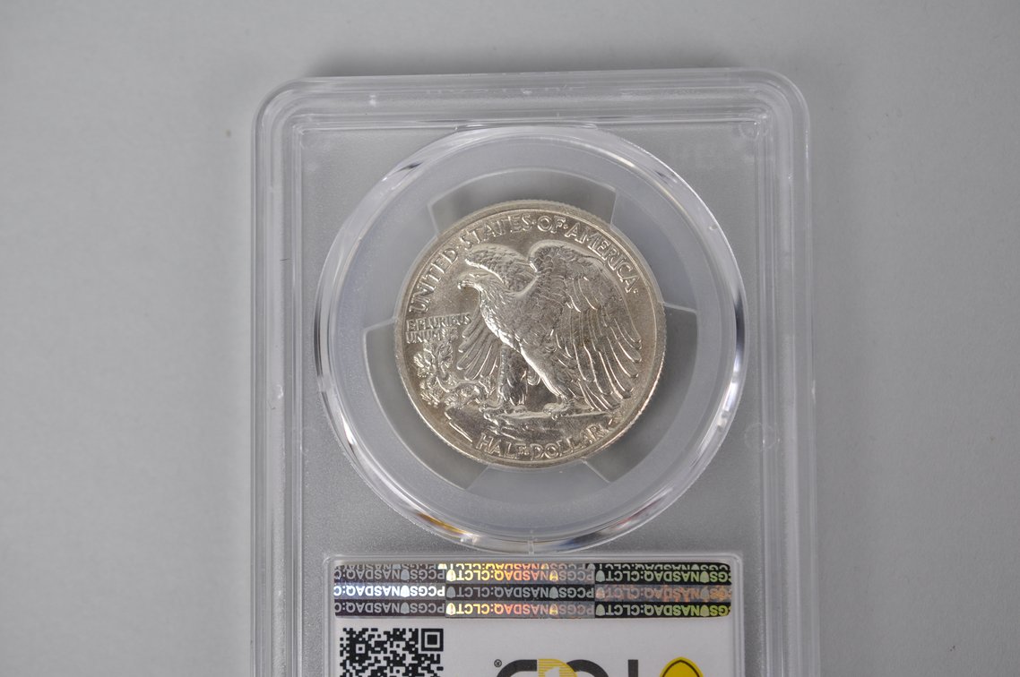 Graded Silver Half Dollar, photo 4 of 5
