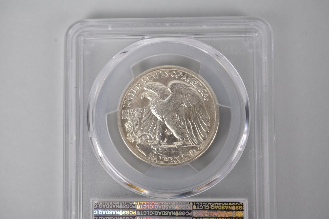 Graded Silver Half Dollar, photo 5 of 5