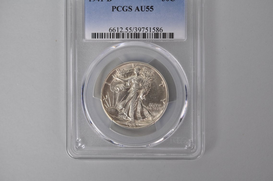 Graded Silver Half Dollar, photo 2 of 5
