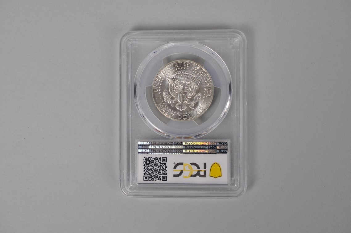 Graded Silver Half Dollar, photo 4 of 5