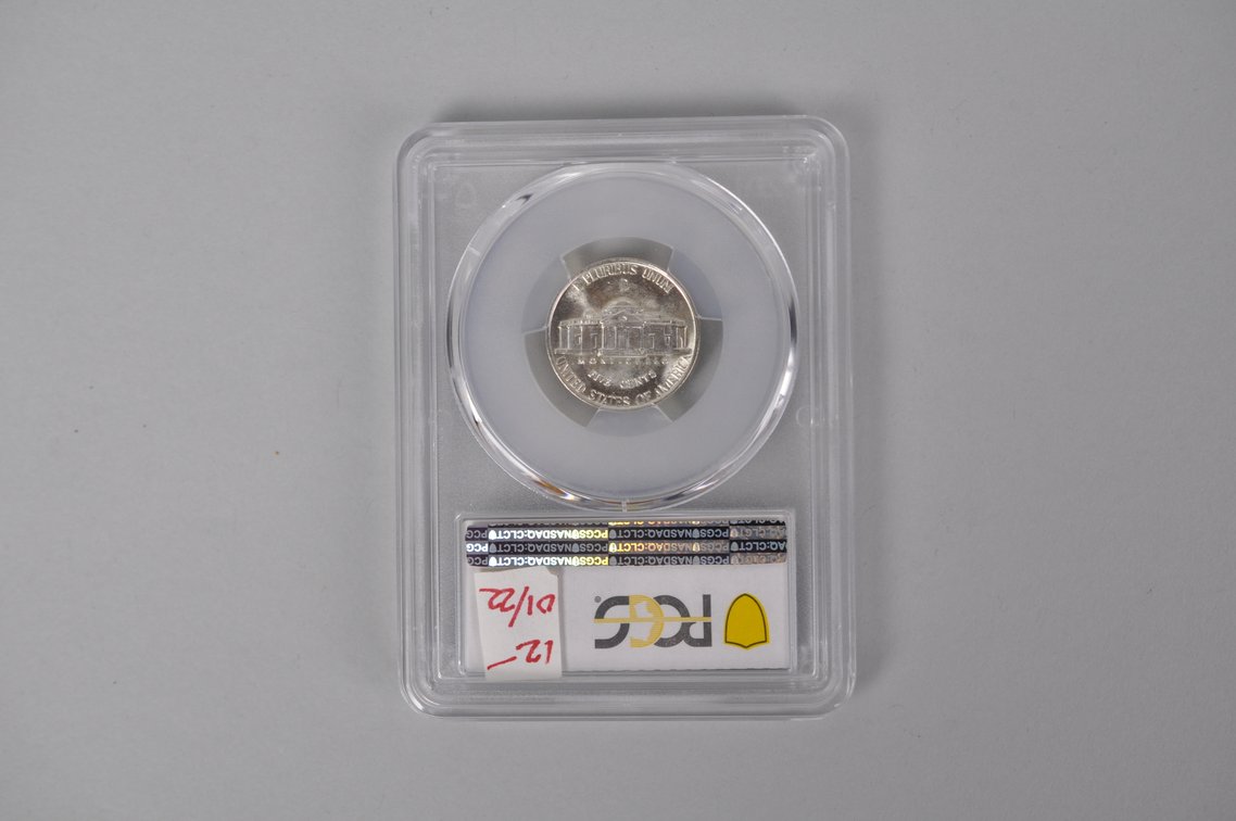 Graded 1944D Nickel PCGS MS63, photo 3 of 4
