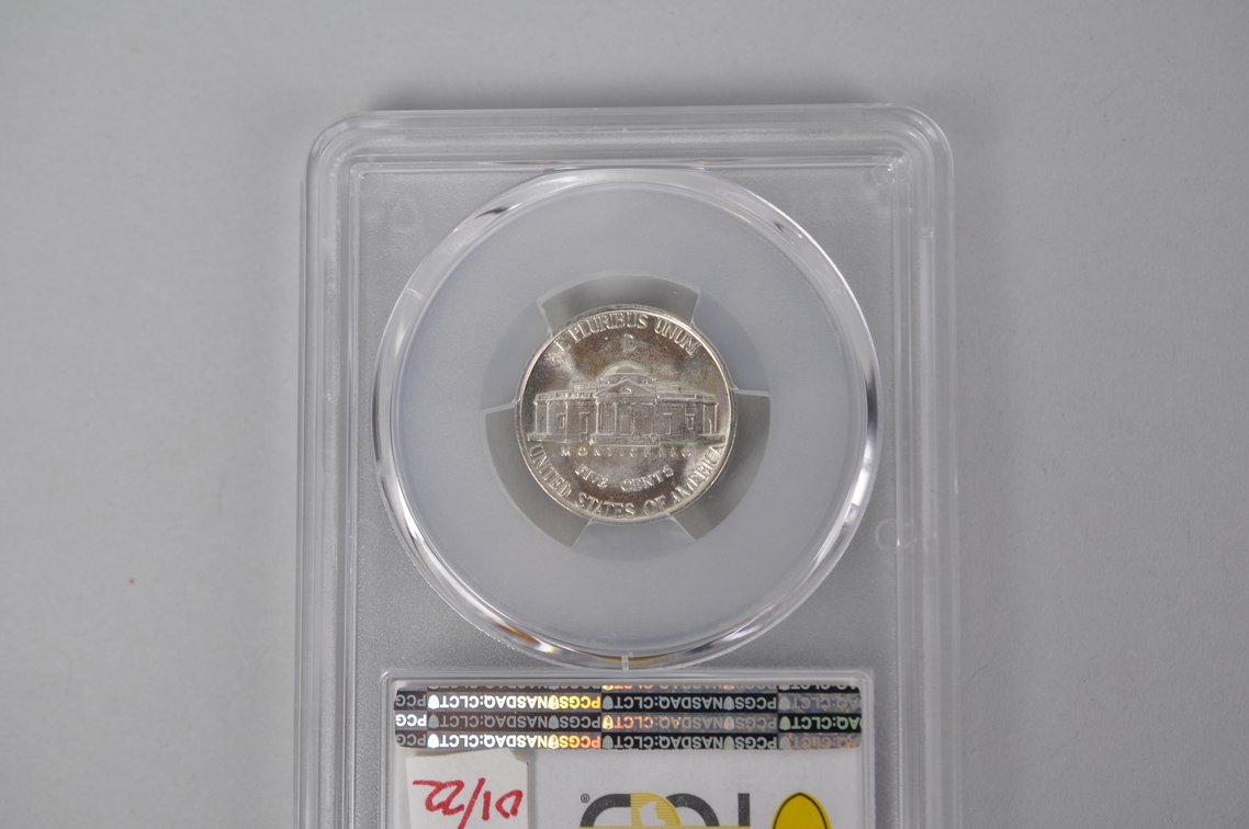 Graded 1944D Nickel PCGS MS63, photo 4 of 4