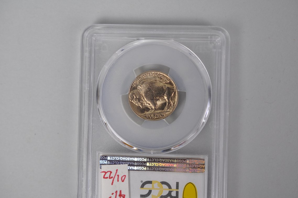 Graded 1938D PCGS MS64 Buffalo Nickel, photo 5 of 5