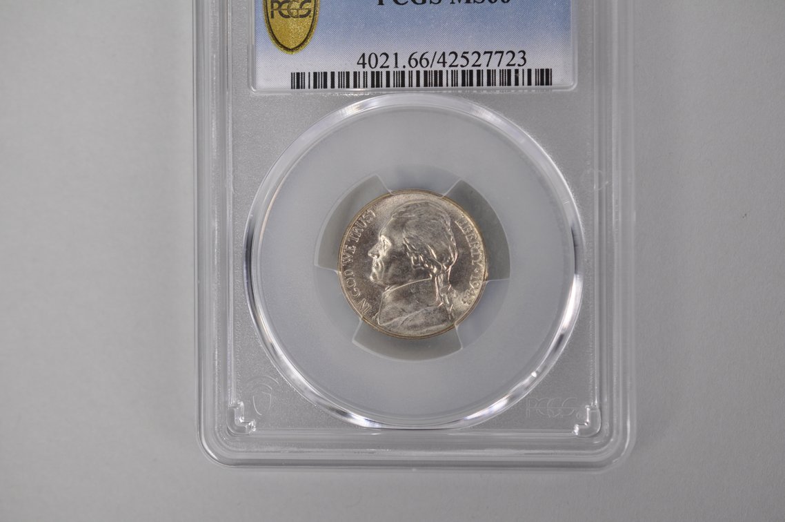 Graded 1943S Nickel PCGS MS66, photo 3 of 5