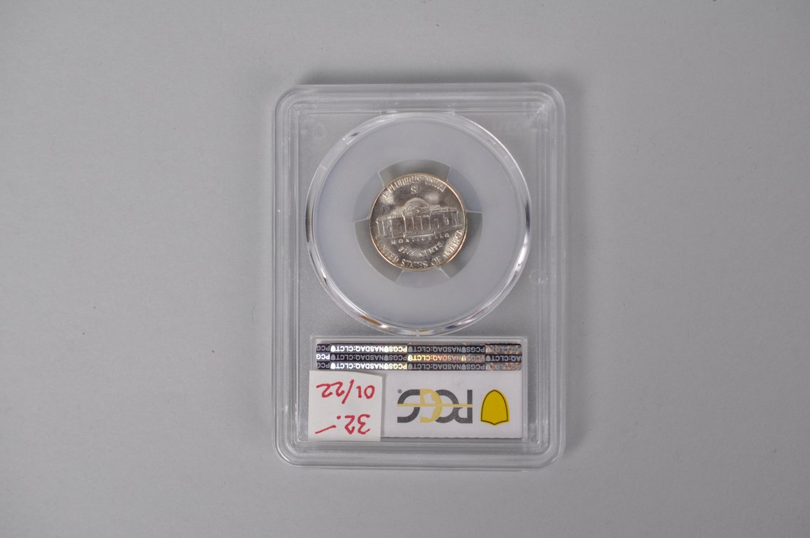 Graded 1943S Nickel PCGS MS66, photo 4 of 5
