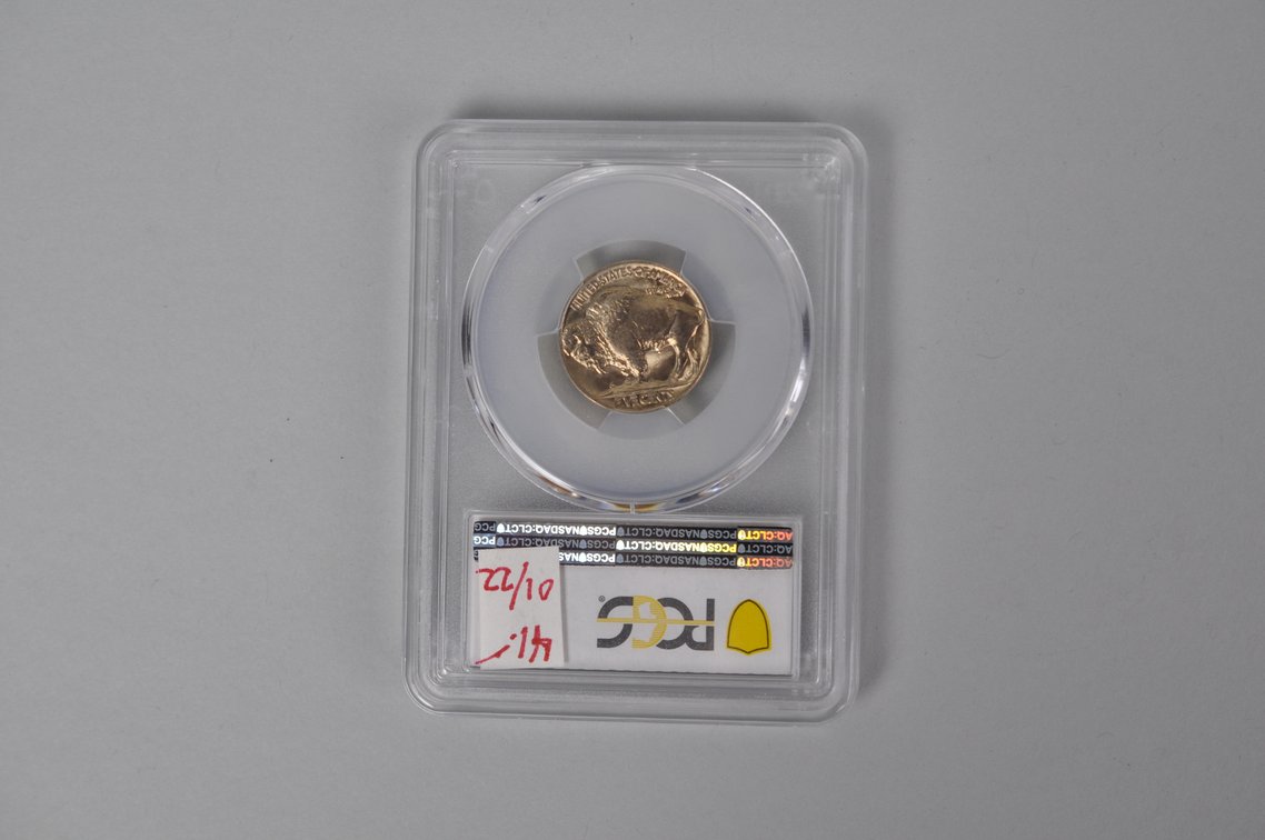 Graded 1938D PCGS MS64 Buffalo Nickel, photo 4 of 5
