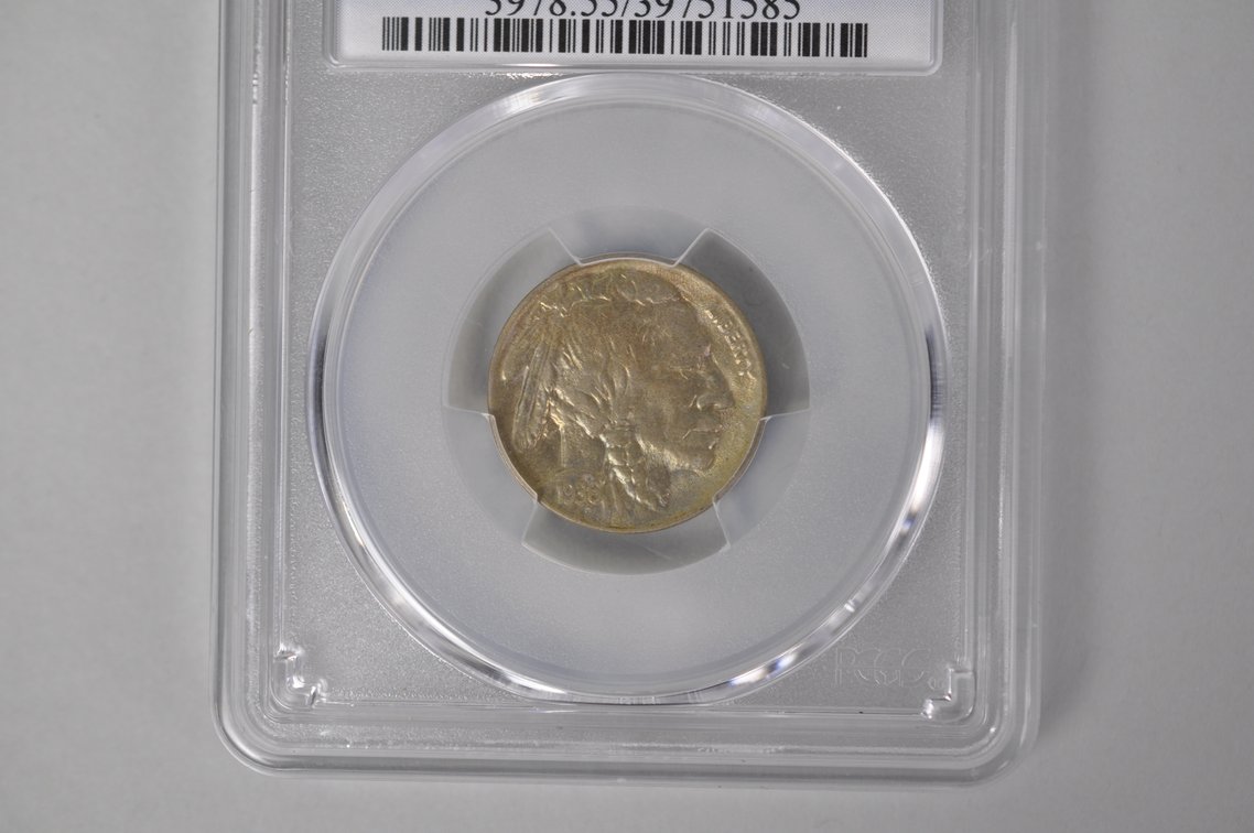 Graded  1936D Nickel PCGS AU55, photo 3 of 6