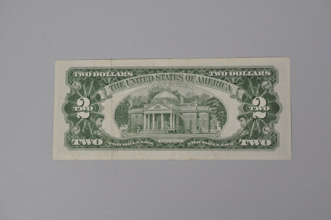 Silver Certificate Red Seal Note 1963 $2, photo 4 of 6