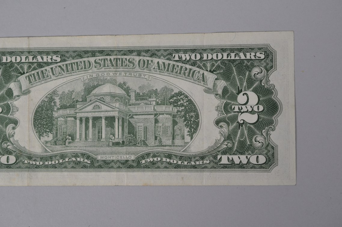 Silver Certificate Red Seal Note 1963 $2, photo 6 of 6