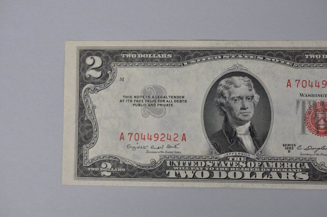 Silver Certificate 1953B $2, photo 2 of 6