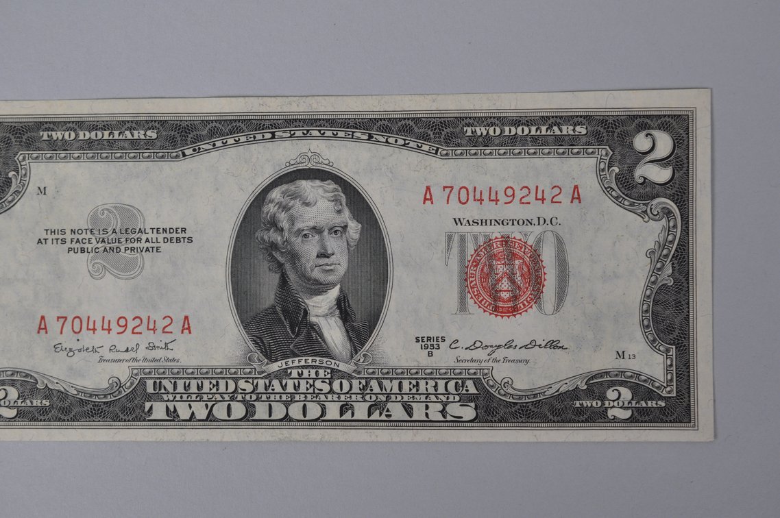 Silver Certificate 1953B $2, photo 3 of 6