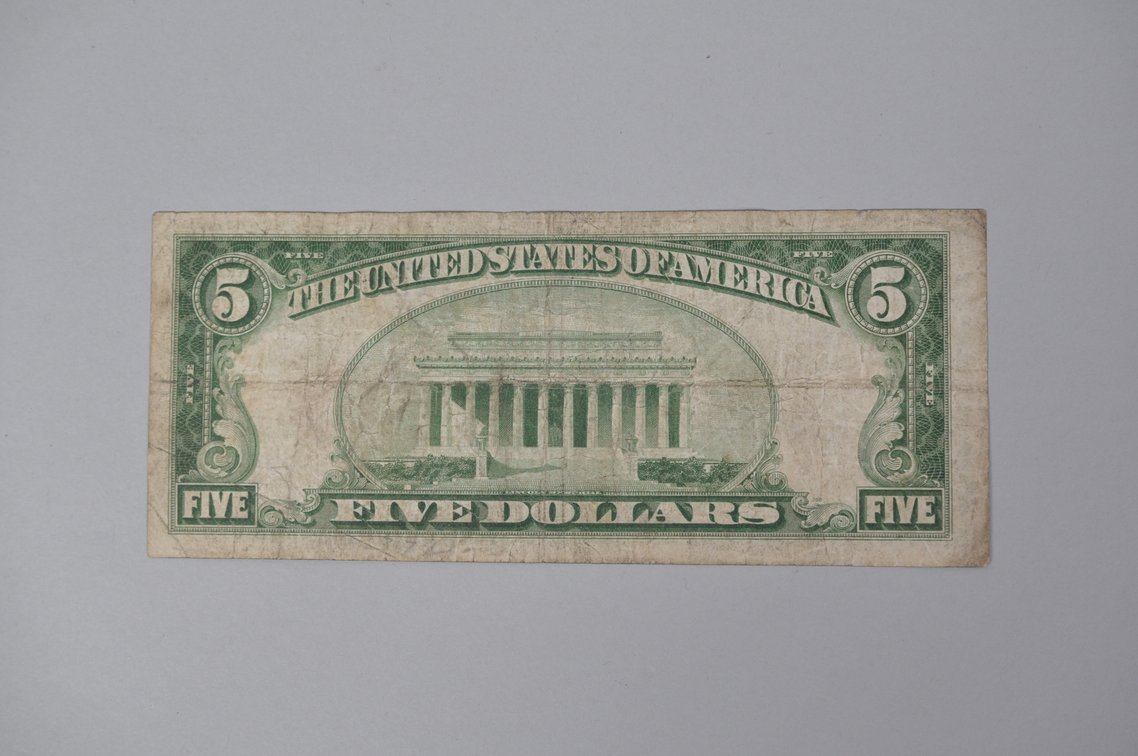 Silver Certificate 1929 Brown Seal $5, photo 5 of 7