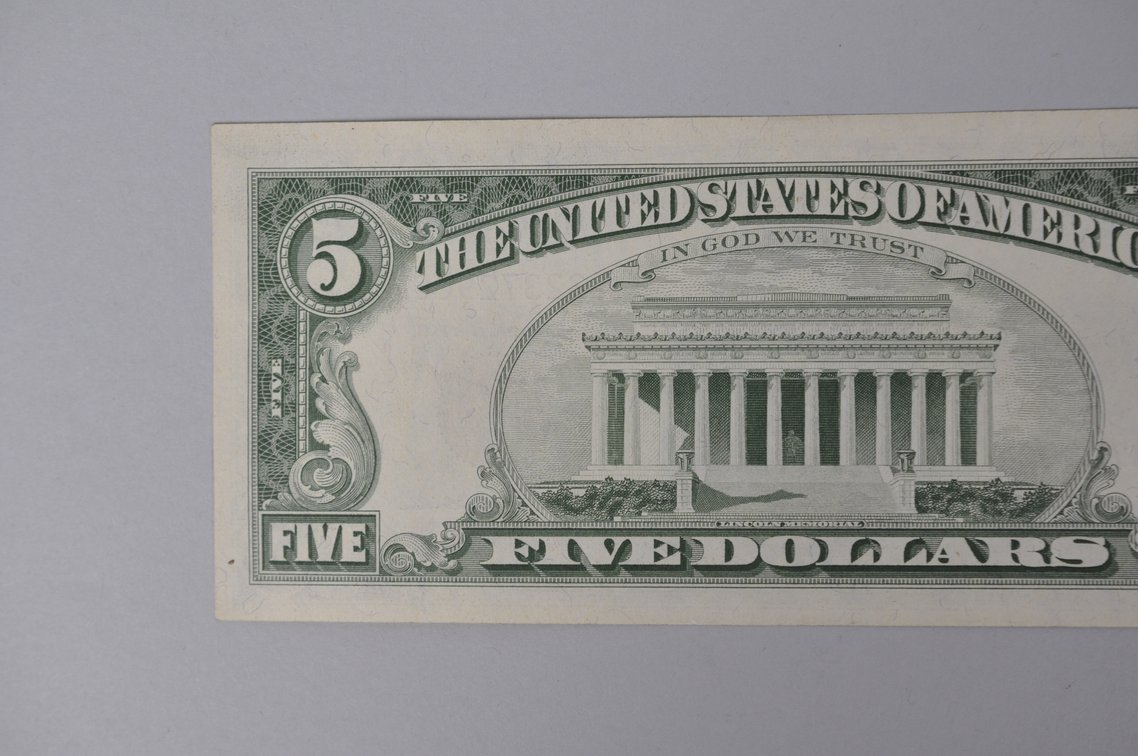 Silver Certificate 1963 Red Seal $5, photo 5 of 6