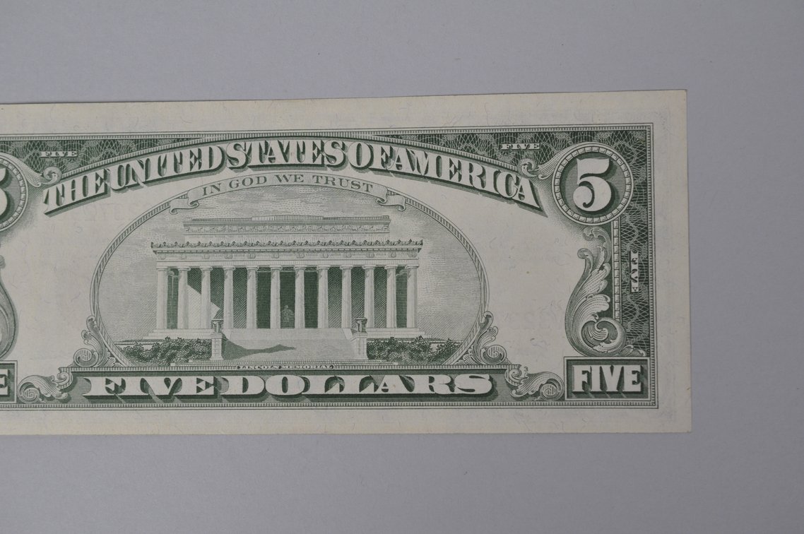 Silver Certificate 1963 Red Seal $5, photo 6 of 6