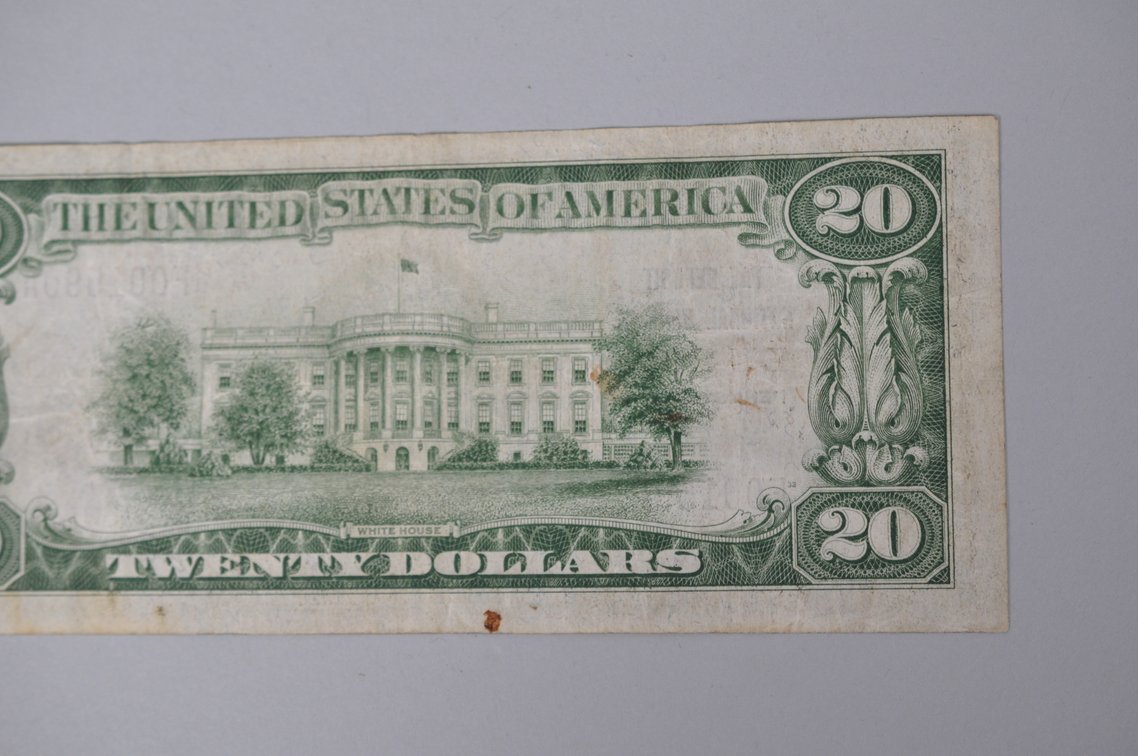 Silver Certificate 1929 Brown Seal $20, photo 7 of 7