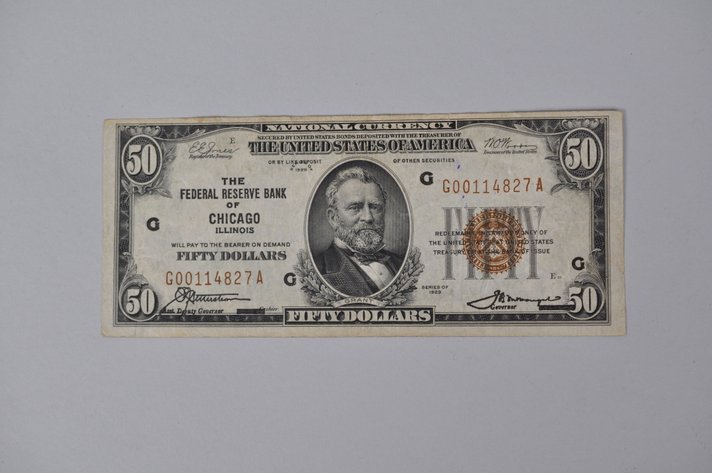 Silver Certificate 1929 Brown Seal $50