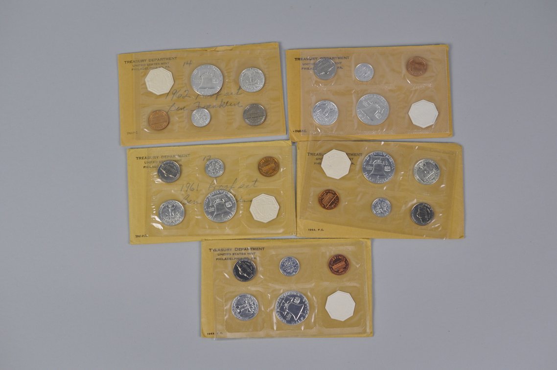 US Proof Sets 1960, 1961, 1962, and 1963x2, photo 7 of 10