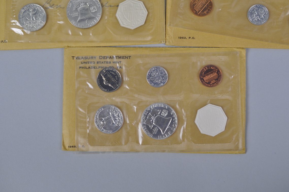 US Proof Sets 1960, 1961, 1962, and 1963x2, photo 10 of 10