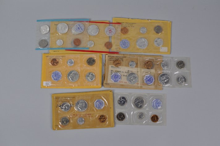 US Proof Sets 1958, 1960, 1963, and 1964x2