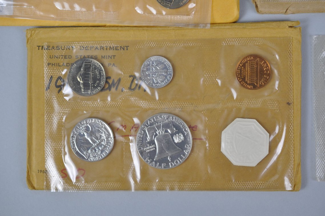 US Proof Sets 1958, 1960, 1963, and 1964x2, photo 14 of 15