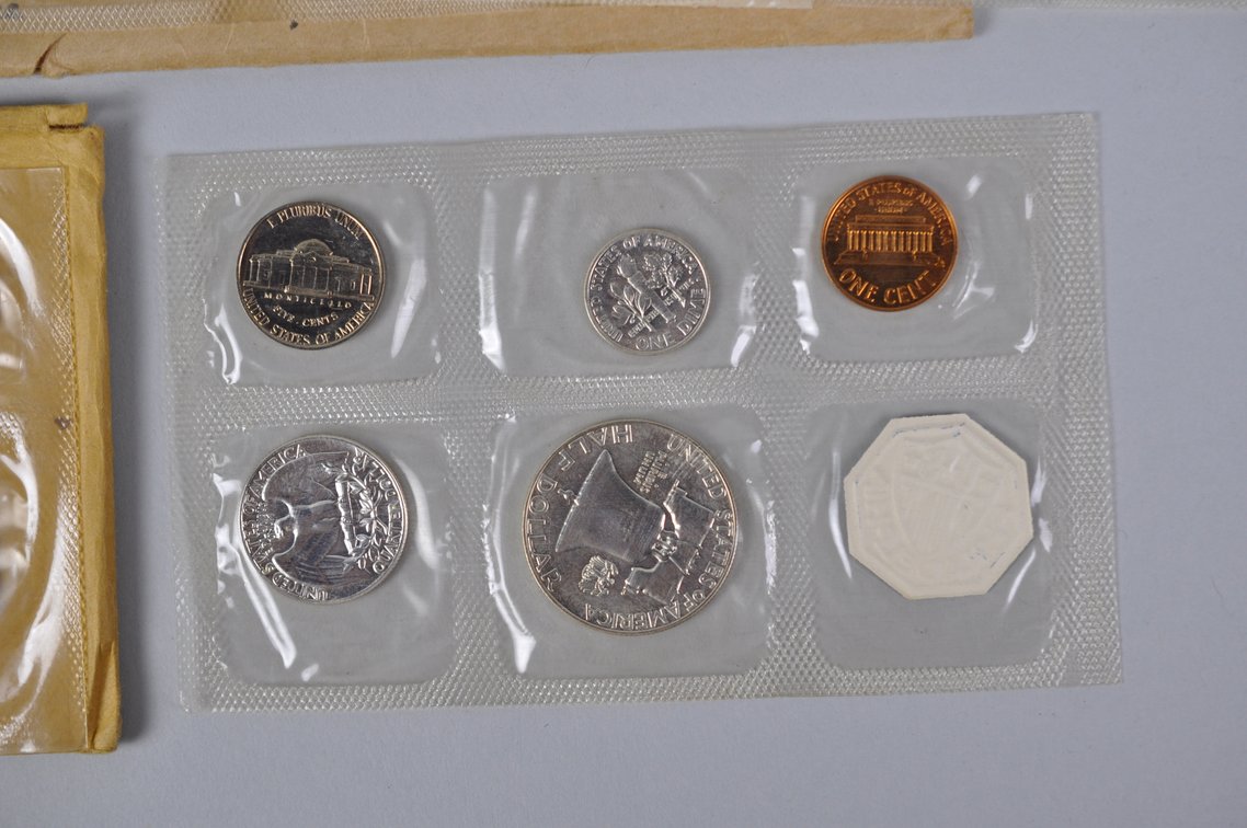 US Proof Sets 1958, 1960, 1963, and 1964x2, photo 15 of 15