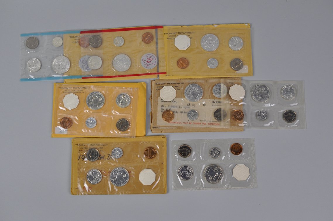 US Proof Sets 1958, 1960, 1963, and 1964x2, photo 9 of 15