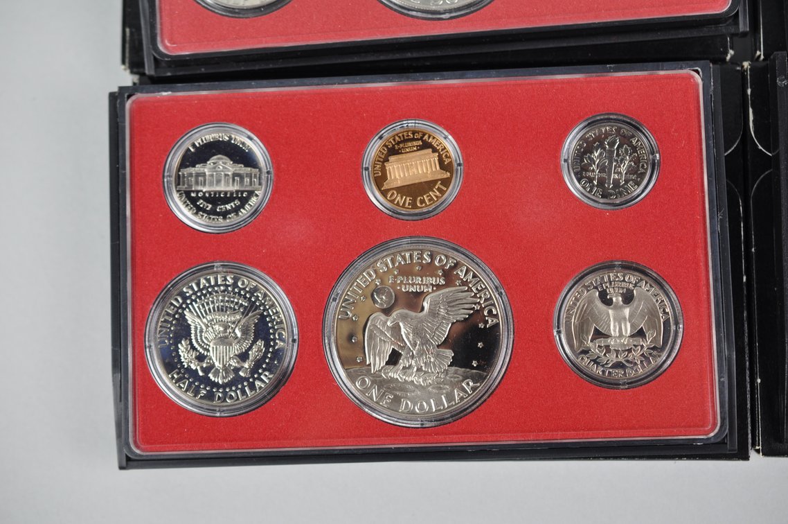 US Proof Sets 1973, 1973, 1974, and 1978, photo 11 of 12