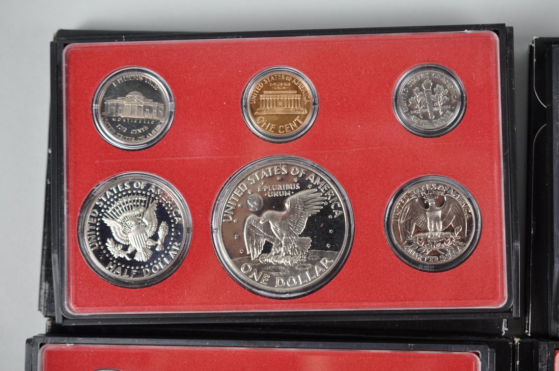 US Proof Sets 1973, 1973, 1974, and 1978, photo 9 of 12