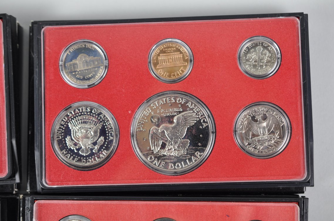 US Proof Sets 1973, 1973, 1974, and 1978, photo 10 of 12