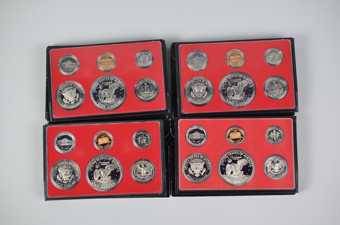 US Proof Sets 1973, 1973, 1974, and 1978, photo 8 of 12