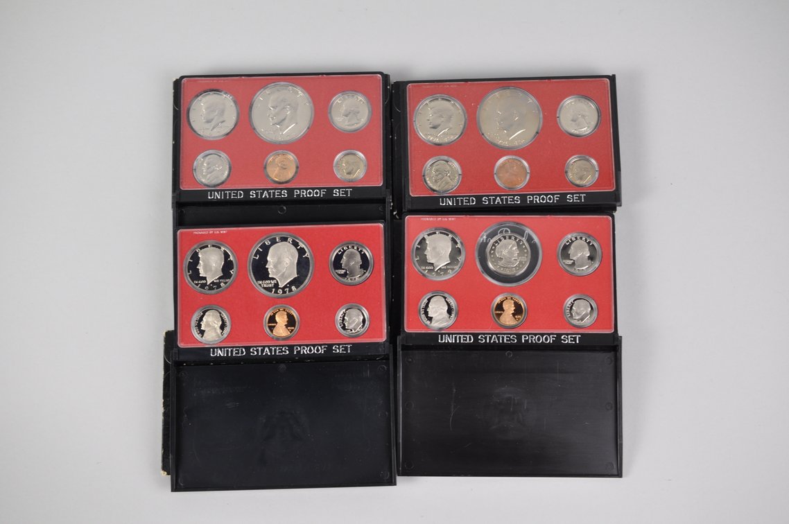 US Proof Sets 1975, 1977, 1978, and 1979, photo 2 of 11