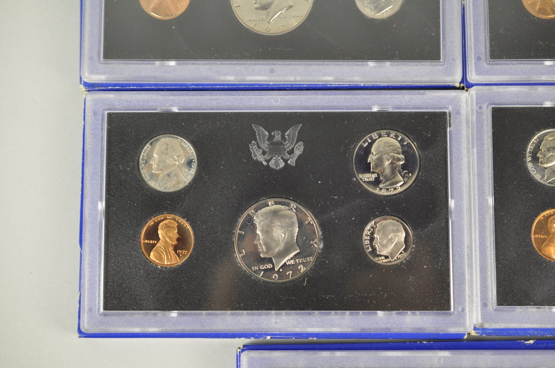 US Proof Sets 1972, photo 5 of 12