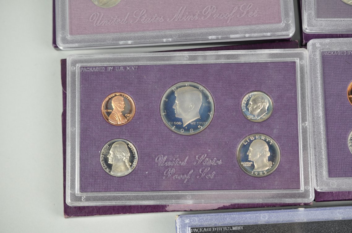 US Proof Sets 1983 to 1988, photo 5 of 13