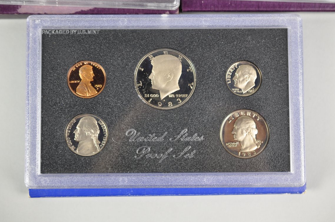 US Proof Sets 1983 to 1988, photo 8 of 13