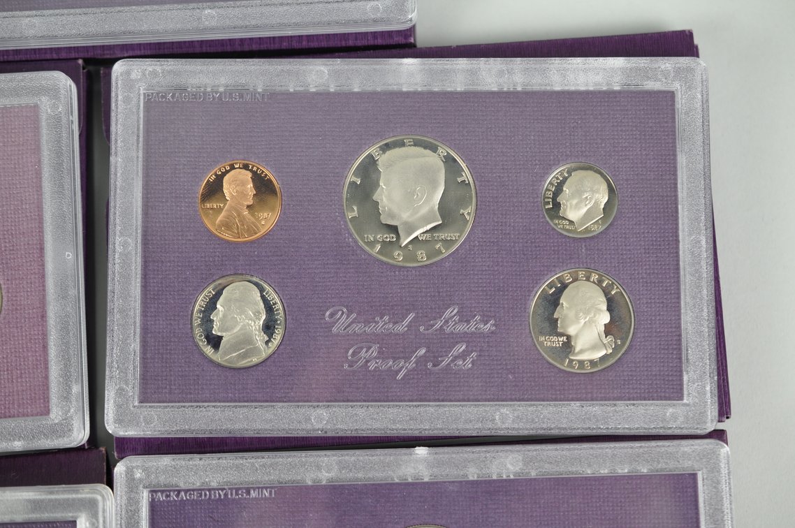 US Proof Sets 1983 to 1988, photo 6 of 13