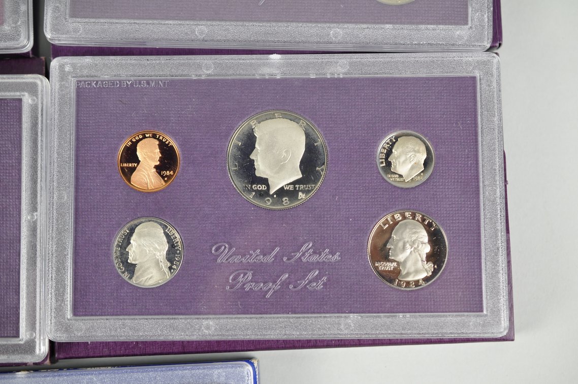 US Proof Sets 1983 to 1988, photo 7 of 13