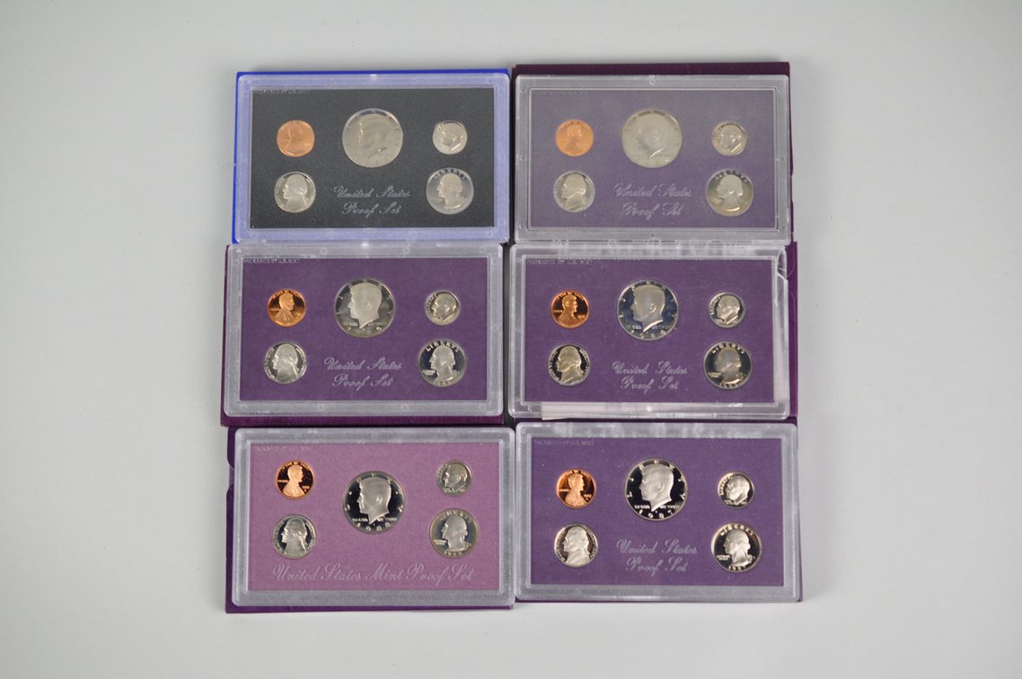 US Proof Sets 1983 to 1988, photo 2 of 11