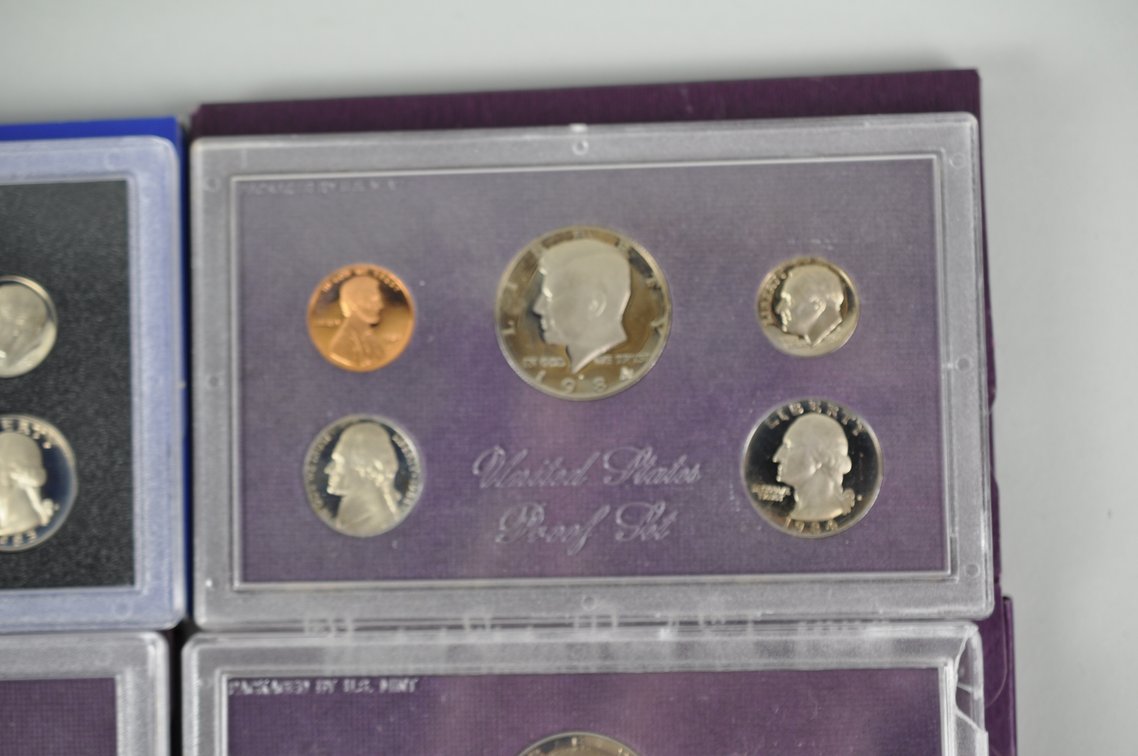 US Proof Sets 1983 to 1988, photo 5 of 11