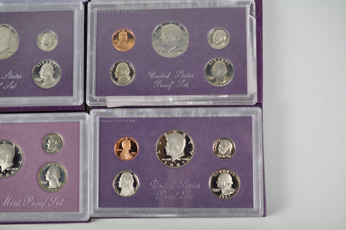 US Proof Sets 1983 to 1988, photo 6 of 11